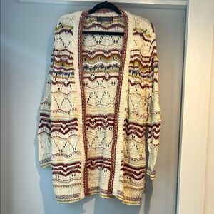 Primark Multicolor Open Cardigan Sweater